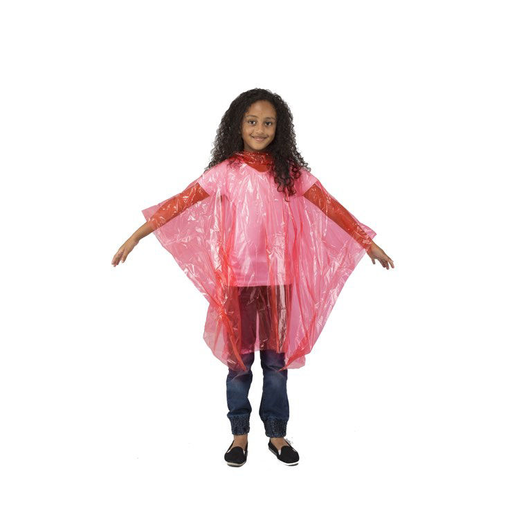 Picture of 50530603-KIDS WATERPROOF RAIN  PONCHO - FITS 6-12 YEARS